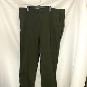 Columbia‎ Men's ARMY Green Chino pants SIZE 46x30 POCKETS GOOD CLEAN CONDITION